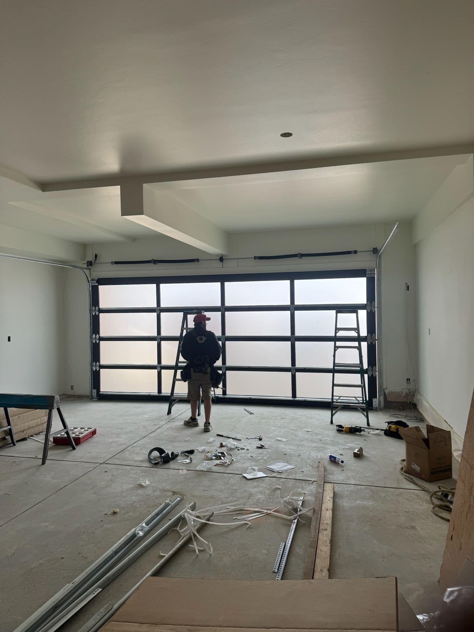 Stunning Full View Garage Door Installation